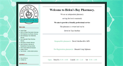 Desktop Screenshot of helensbaypharmacy.co.uk
